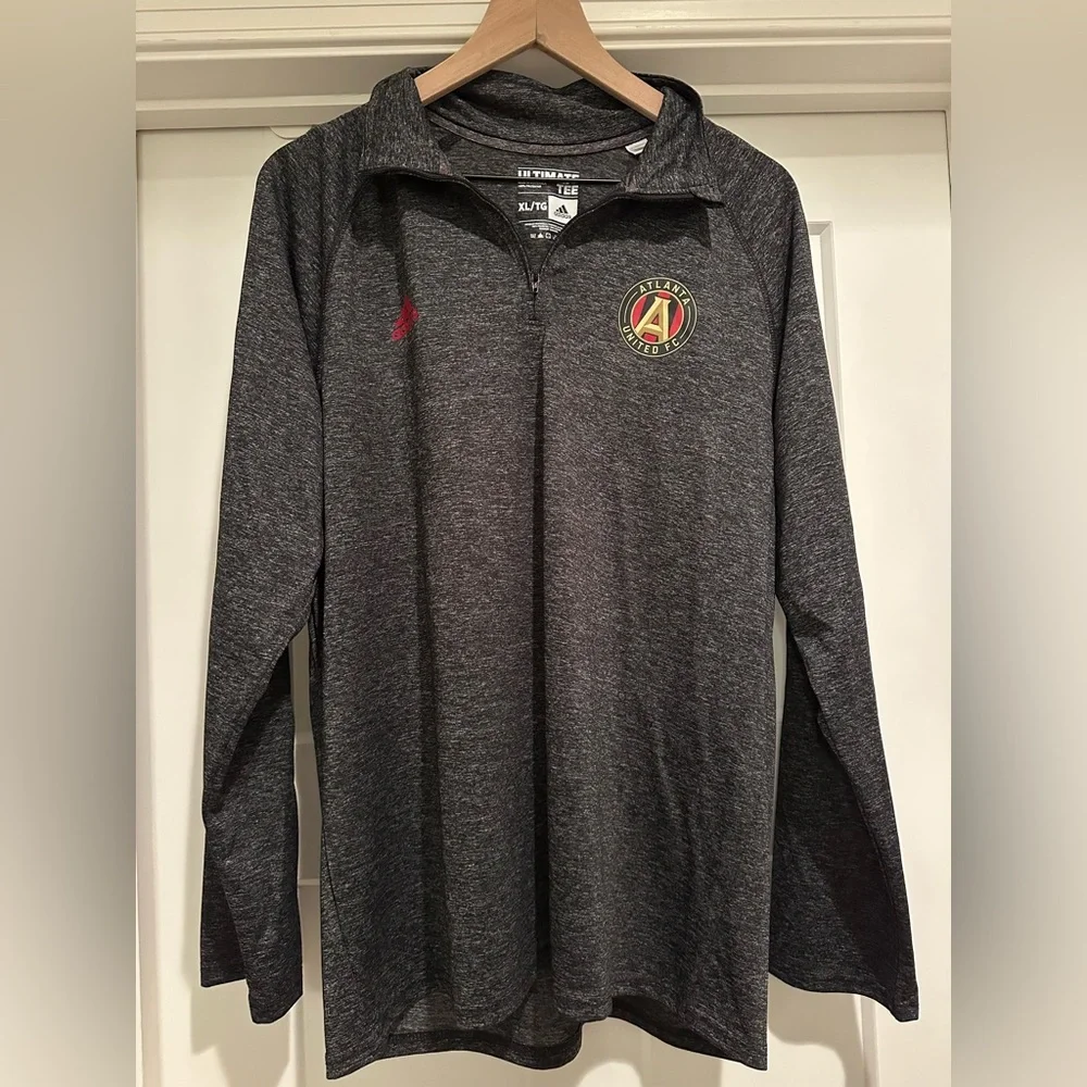 Atlanta United Quarter-zip,‎ XL, Gray, Soccer